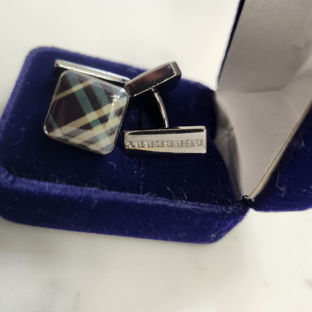 Burberry Cufflinks Square NWT - image 5